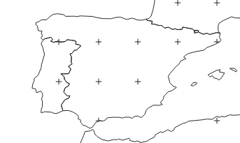 Point pattern fill