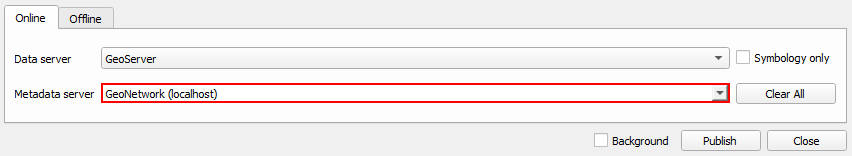 Publish server error