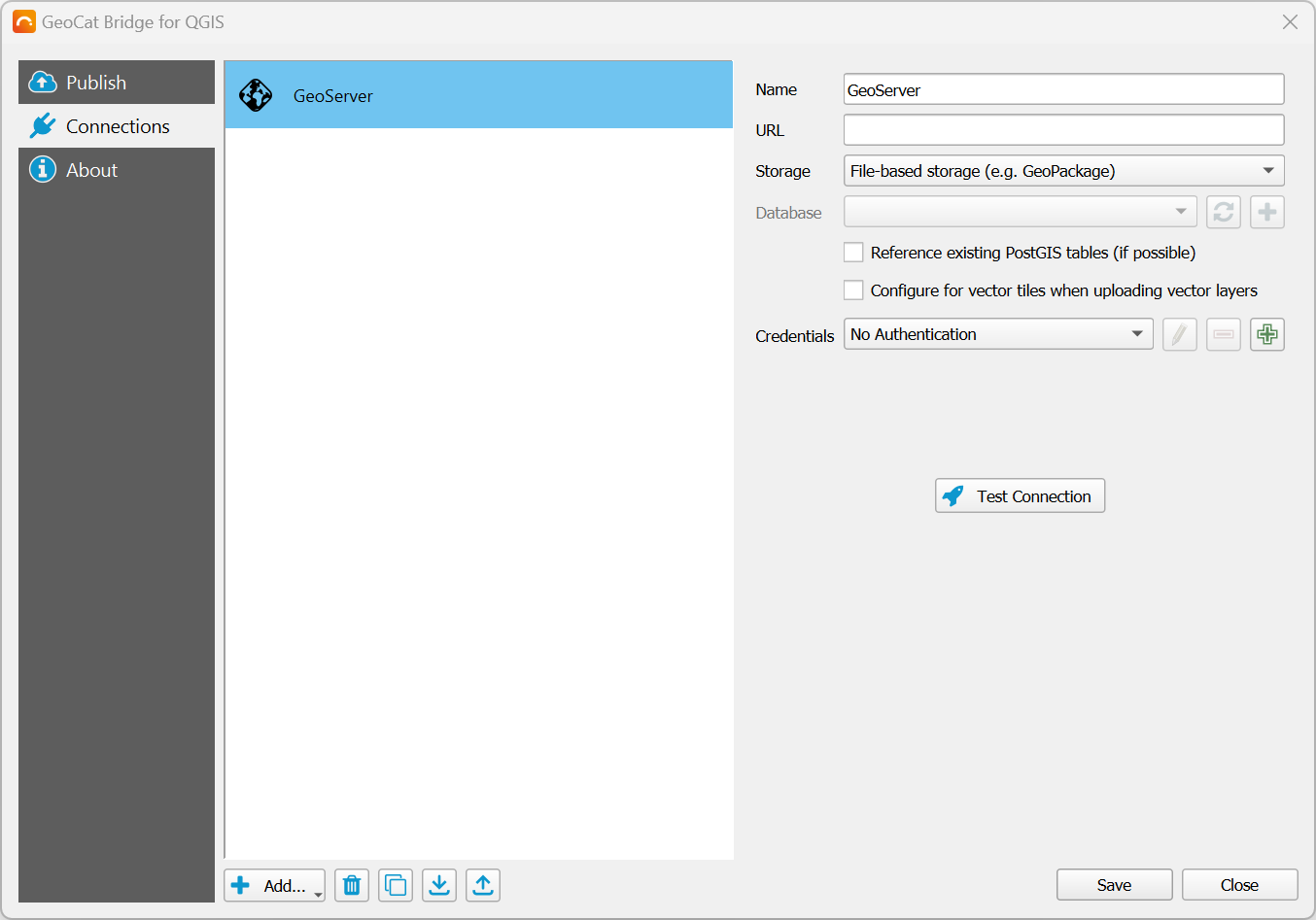 New GeoServer configuration