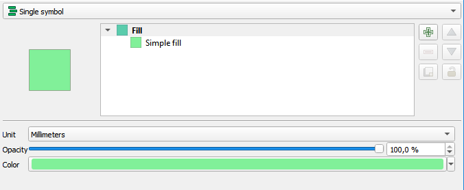 Single symbol renderer